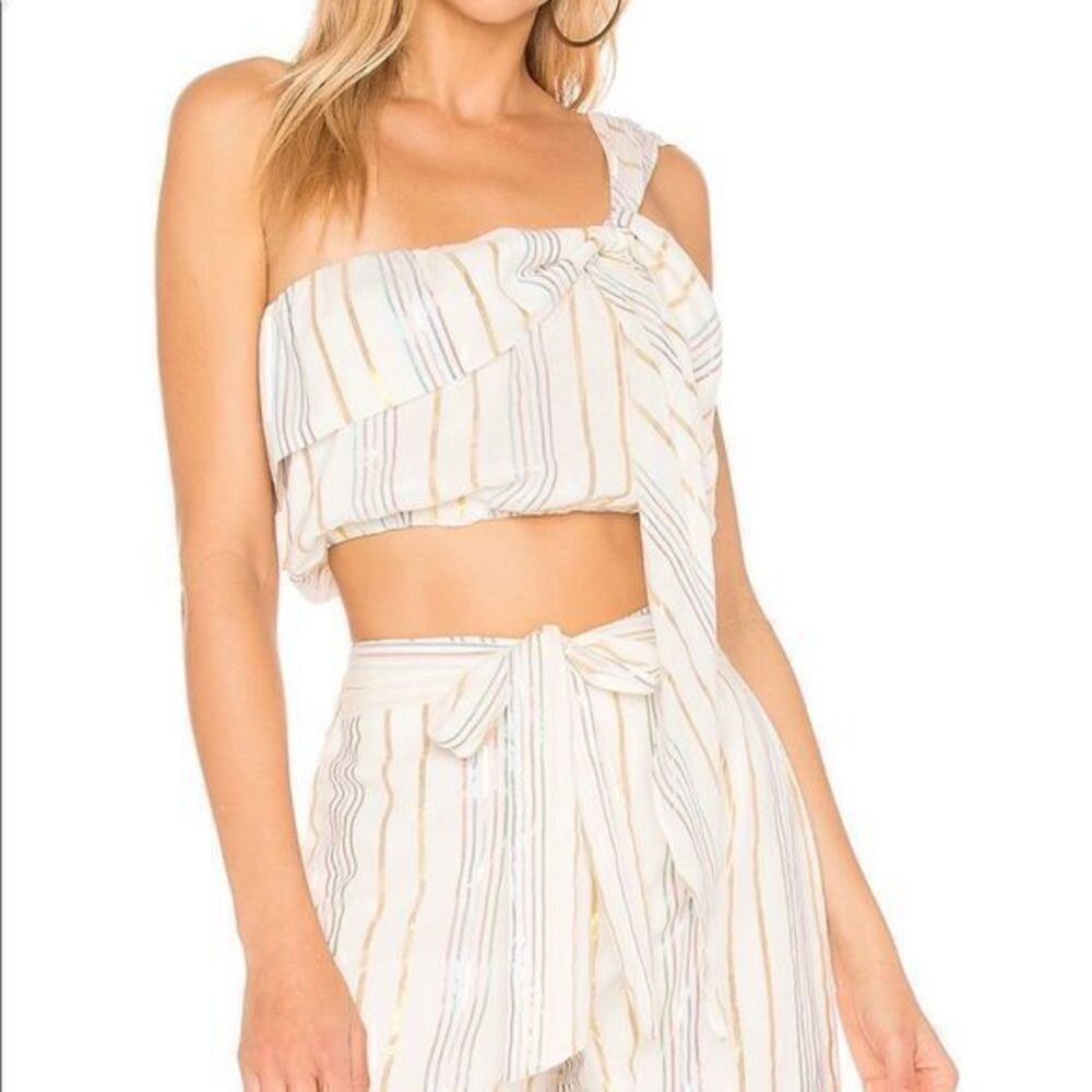 Tularosa Vanessa Crop in Marshmallow M Revolve
